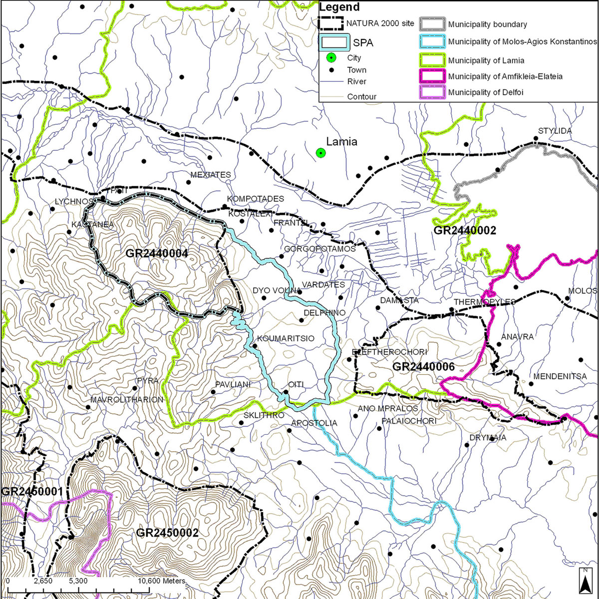 Map of the broader project area. 