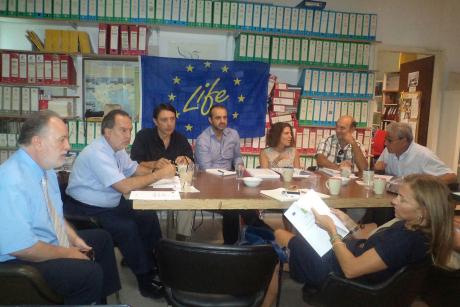 28/9/2013 Μeeting of the project partners in the offices of the HSPN (Photo: L. Chatzivasileiou)